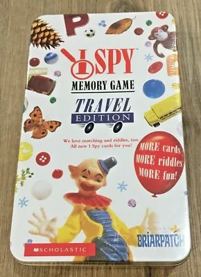 New & Sealed * Briarpatch I Spy Memory Game Travel Edition *  • $10