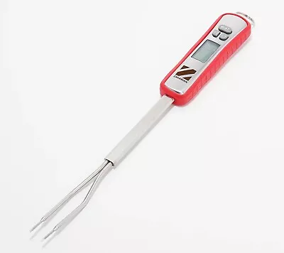 Geoffrey Zakarian Barbecue Digital Fork Thermometer K62415 - Cranberry (Red) • $11.19