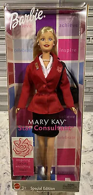 Barbie Star Consultant Mary Kay Prize Red Jacket Pin Bag Brush 40 Years B2737 • $875