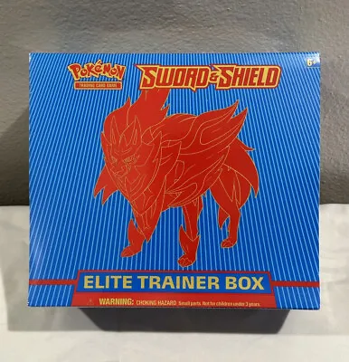$62.99 • Buy NEW SEALED Pokemon Zamazenta Sword And Shield ETB Elite Trainer Box