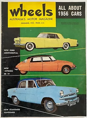 Dec 55 Ford Customline Fiat 600 MGA Citroen DS19 Jaguar 2.4 Sunbeam Rapier Skoda • $49.95