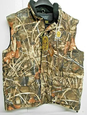 NWT Men's Duck Sz Lg Hunting Waterfowl Real Tree Men's Camo Vest Hardcore Max-4  • $79.99