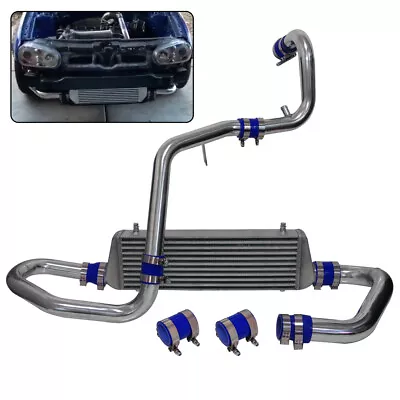 Intercooler Kit Pipe Kit For VW Jetta Golf GTI GL GLI GLS MK4 1.8T 98-05 Blue • $249.99