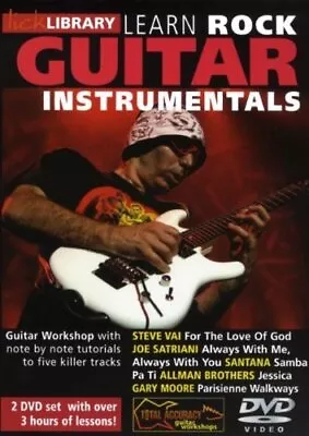 Lick Library: Learn Rock Guitar Instrumentals (DVD) (UK IMPORT) • $36.82