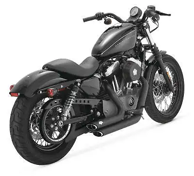 Vance & Hines Shortshots Exhaust Black Harley Sportster Nightster 1200n 1200 48 • $599.99