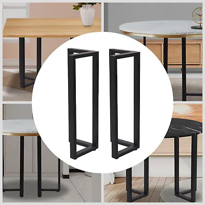 2 Pieces Metal Table Legs Heavy Duty Dining Coffee Table Legs Iron Desk Legs • $52.26