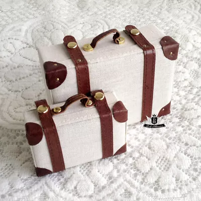 70cm 1/3 1/4 1/6 BJD Bag Set Flax Suitcase Doll Luggage Dollfie Luts DOD AOD MID • $18.39