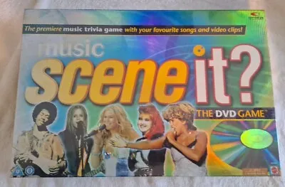 Music Scene It? The DVD Board Game By Mattel 2006 New & Sealed • £9.99