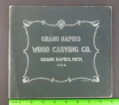 Vintage 1897 Wood Carvings Mouldings Rosettes Illustrated 35 Page Catalog • $74.95