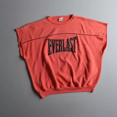 Vintage Everlast Muscle Bodybuilding Sweatshirt Shirt Boxing Workout XL USA • $75