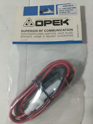 Opek Cb-3a 3 Pin 16ga Power Cable Cord For Cobra Uniden Galaxy • $9.95
