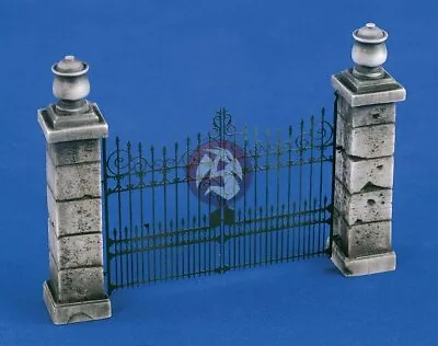 Verlinden 1/35 Park Gate (complements 1874 Park Wall) [Resin + PE Diorama] 1875 • $65.45