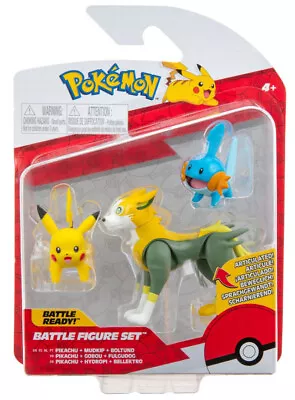 Pokemon: Battle Figure Set - Pikachu Mudkip Boltund • $23