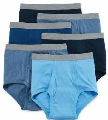 Stafford 12 Pcs 100% Cotton Full-Cut Briefs Waist 52 Big & Tall Assorted Colors • $29.99