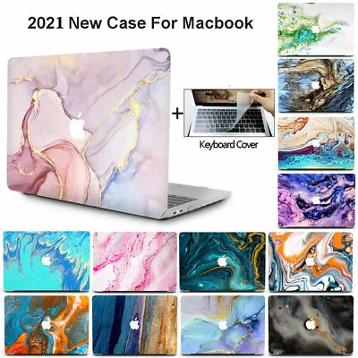 Abstract Marble Case+Keyboard Cover For Macbook Air 11 12 13 Pro 15 16 14 Inch • £23.99
