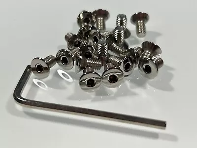 American Racing Hopster Polished Center Cap Screws Stainless Steel Set 20 • $11.95