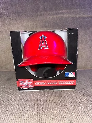 Los Angeles Angels Rawlings Mini Batting Helmet With Display Stand Red NIB • $24.28