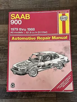 Vintage Haynes SAAB 900 1979-1988 All Models 2.0 Liter Automotive Repair Manual  • $5.49