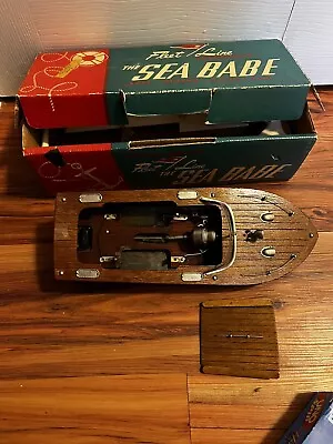 Vintage 1950's Fleet Line The Sea Babe Speed Boat Japan Battery Toy W/Box/Repair • $129.99