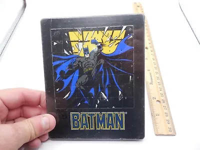 Vintage 1993 BATMAN THE DARK KNIGHT DC Plastic Tile Sliding  Puzzle Sealed • $17.99