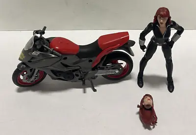 Marvel Legends 6  Black Widow Figure With Motorcycle Ultimate Riders Complete • $24.99