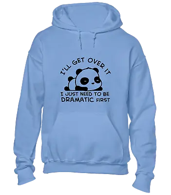 I'll Get Over It Panda Hoody Hoodie Cute Animal Design Top New Fashion • £16.99