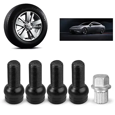 4+1 Antitheft Wheel Bolts Lock Lug Nut +Key For VW Golf Jetta Beetle Passat Audi • $18.99