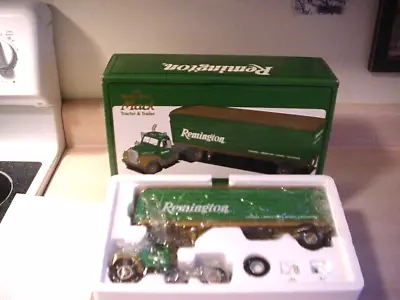 First Gear 1960 Mack Model 10-1292 ( Remington ) 1:34 Tractor & Trailer Mint • $55