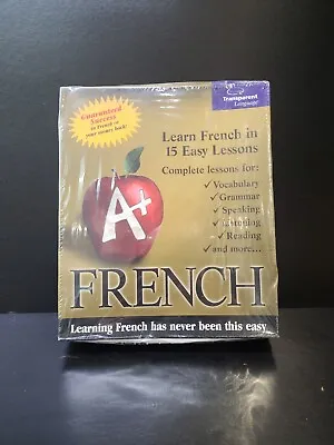 Transparent Language A+ FRENCH LEARN TO SPEAK FRENCH SEALED LANGUAGE LESSONS CD • £14.99