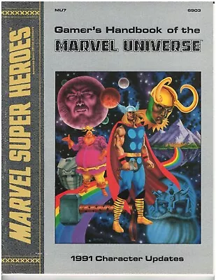 Gamer's Handbook Of The Marvel Universe 1991 Character Updates Super Heroes TSR • $47.50