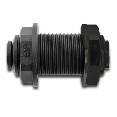 £6.90 • Buy John Guest 12mm Push Fit Bulk Head Water Fitting Connector WS1212