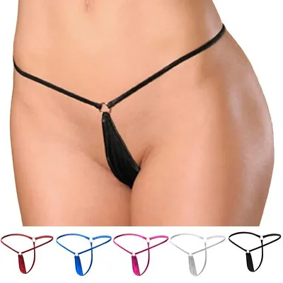 5*/Set Mini-Micro Women Thong Tiny G-String T-Back Minimum Red Underpants • £9.23