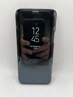 Authentic Samsung S-View Flip Cover Case For Samsung Galaxy S9 Only - Black • $24.95
