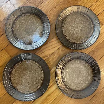 Set Of 4 Mikasa Gourmet Basics Verona Stoneware 8 3/8  Salad Plates • $39.95