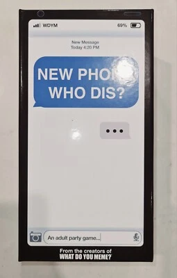 $19 • Buy What Do You Meme? New Phone Who Dis? Card Game