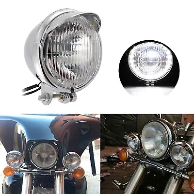 Motorcycle Driving Passing Spot Fog Light For Honda Rebel 250 450 Shadow 1100 • $31.99