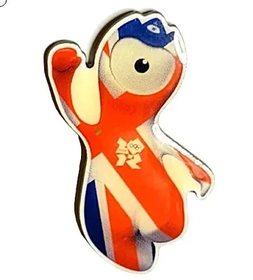 2012 London Olympics Mascot Wenlock British Union Jack Flag Hat Lapel Pin • $13.95