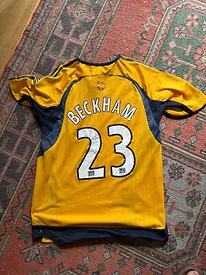 2007/2008 LA Galaxy Away Shirt ~ 23 Beckham • £25