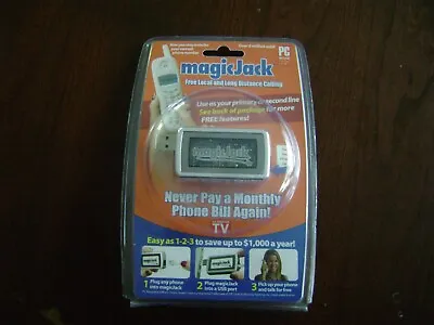 Magic-jack  - USB Phone Jack. Brand New Sealed. Magicjack • $29.99