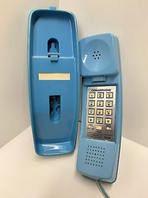 Vintage Phone Blue 90’s Conair Push Button Telephone Retro Bright Colorful • $29.99