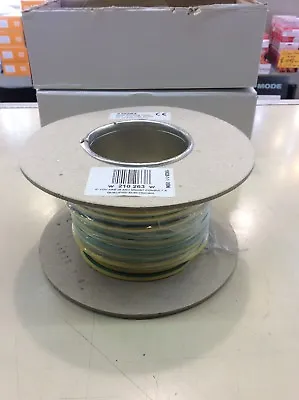 4.0mm Green And Yellow Earth Cable 25metre Coil 4mm Bonding Mains Earth Bonding • £12.77