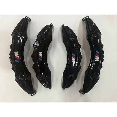 Black BMW Brake Caliper Covers E30 E36 E46 E39 E90 E91 E92 E60 E61 E62 GT M X5 • $44.90