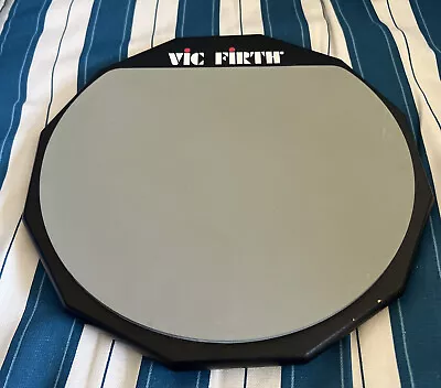 Vic Firth 12'' Double Sided Practice Pad Black/Gray *READ PLEASE • $29