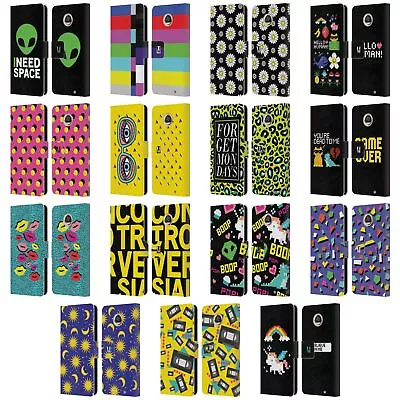 Head Case Designs Pop Trends Leather Book Wallet Case Cover For Motorola Phones • $18.95