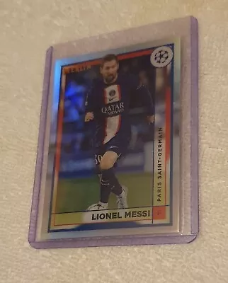 2023 Topps Chrome Merlin UEFA #104 Lionel Messi Refractor • $15