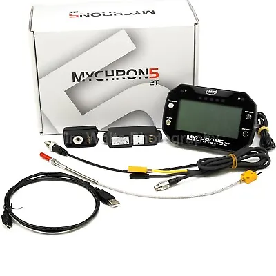 AiM MyChron 5 2T GPS Data Acquisition System Racing Lap Timer ~ Water Temp & EGT • $699