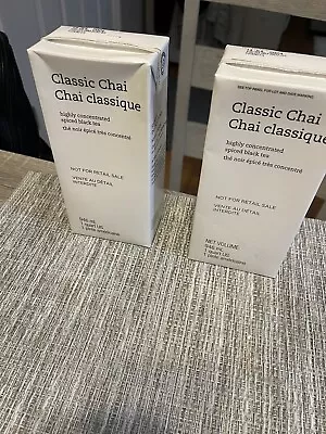 Starbucks( 2 Pack    ) Classic Chai Concentrate Spiced Black Teas  1QT BB 7-24 • $57