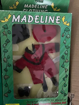 Madeline Doll Winter Outing Red Coat Beret  Tights And Shoes MNIB EDEN • $68