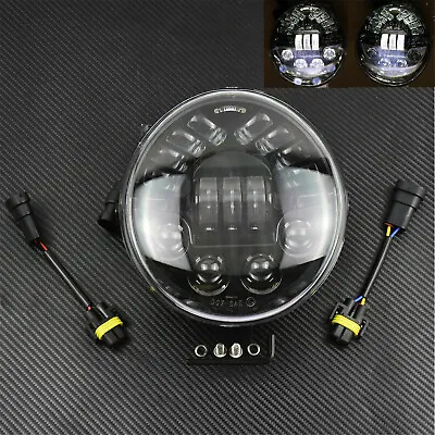 Motorcycle LED Headlight W/Daytime Running Light Fit For V-Rod VRSCA VRSCB VRSCR • $107.34