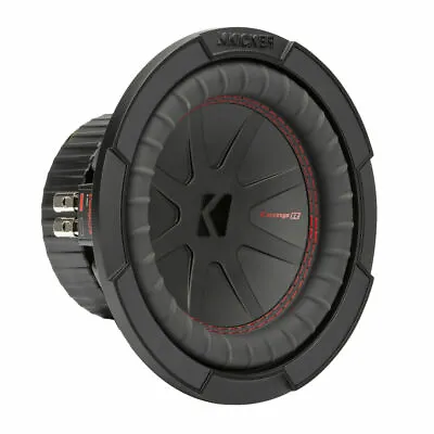 Kicker 48CWR82 600 Watt Comp R Series Dual 2 Ohm 8  Car Audio Subwoofer • $74.96